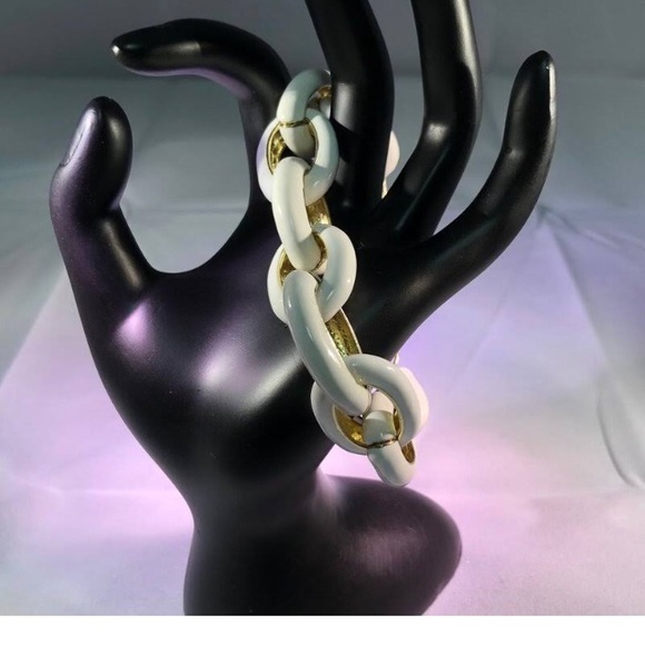 ❤️❤️❤️❤️❤️🆕WHITE LINK ENEMAL BRACELET - Picture 3 of 7